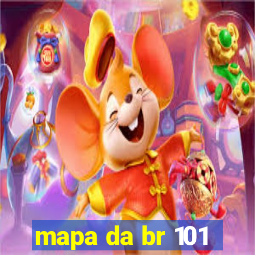 mapa da br 101